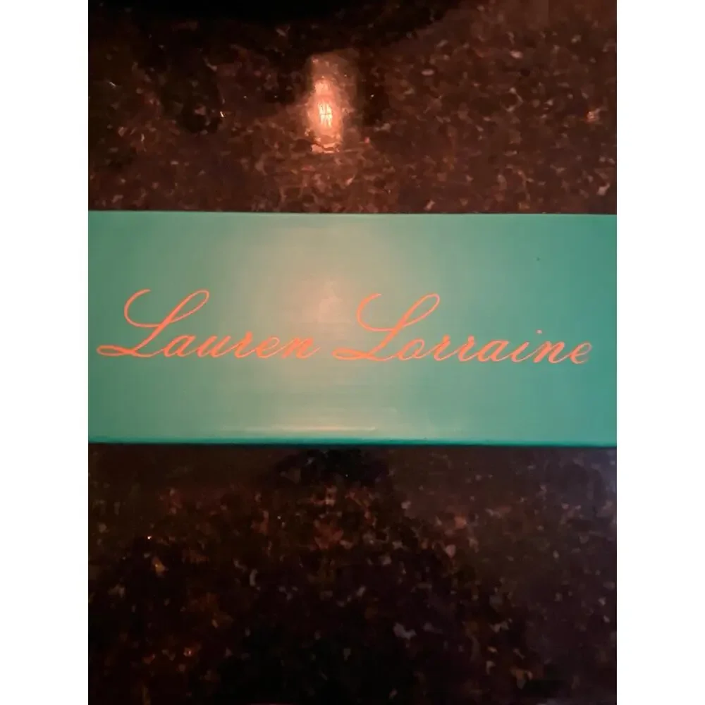Brand New Lauren Lorraine Women's Size 6 Clear Stone Flat Jewel Sandals Slip On - Picture 7 of 8